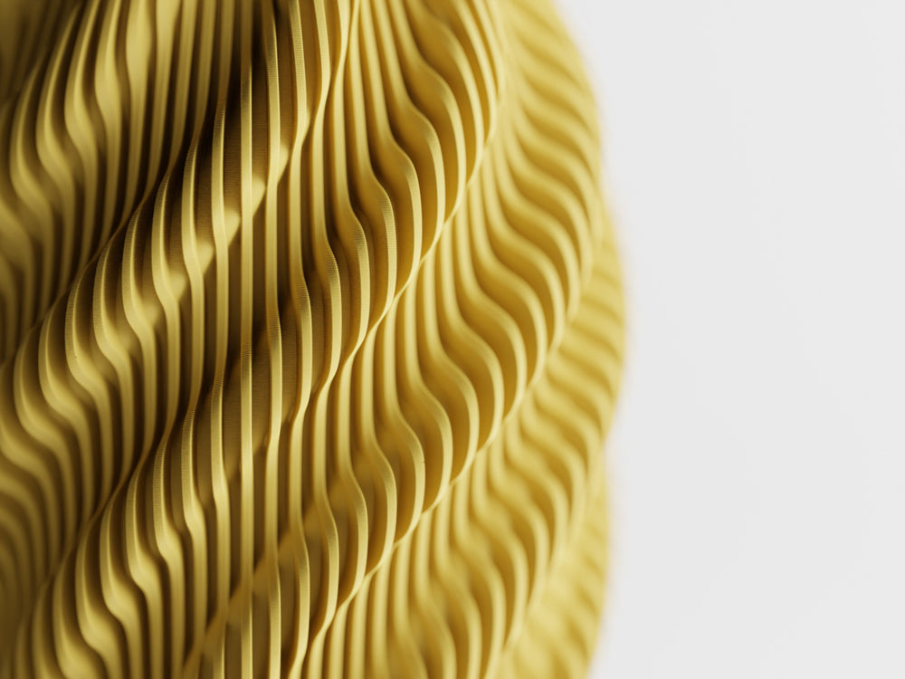 SWAY Vase Gelb — Detail